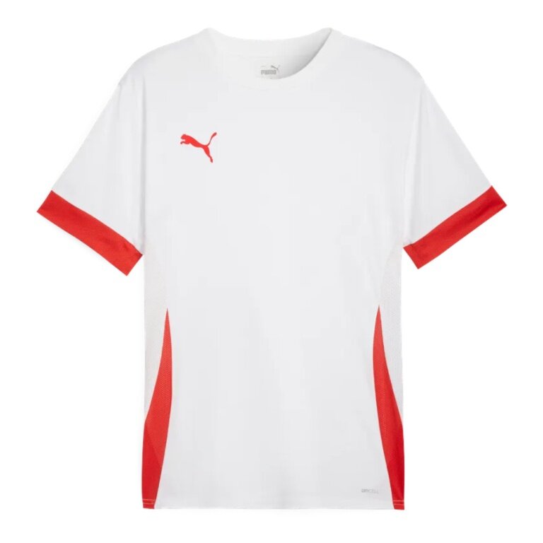 Puma Sport-Shirt teamGOAL Matchday Jersey weiss/rot Herren