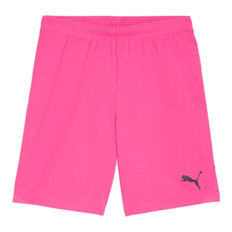 Puma Sporthose teamGOAL Shorts (100% rec. Polyester) kurz neonpink Herren