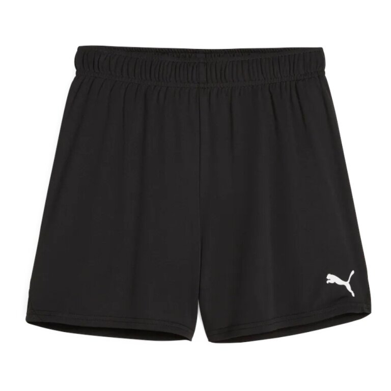 Puma Sporthose teamGOAL Shorts (100% rec. Polyester) kurz schwarz Damen