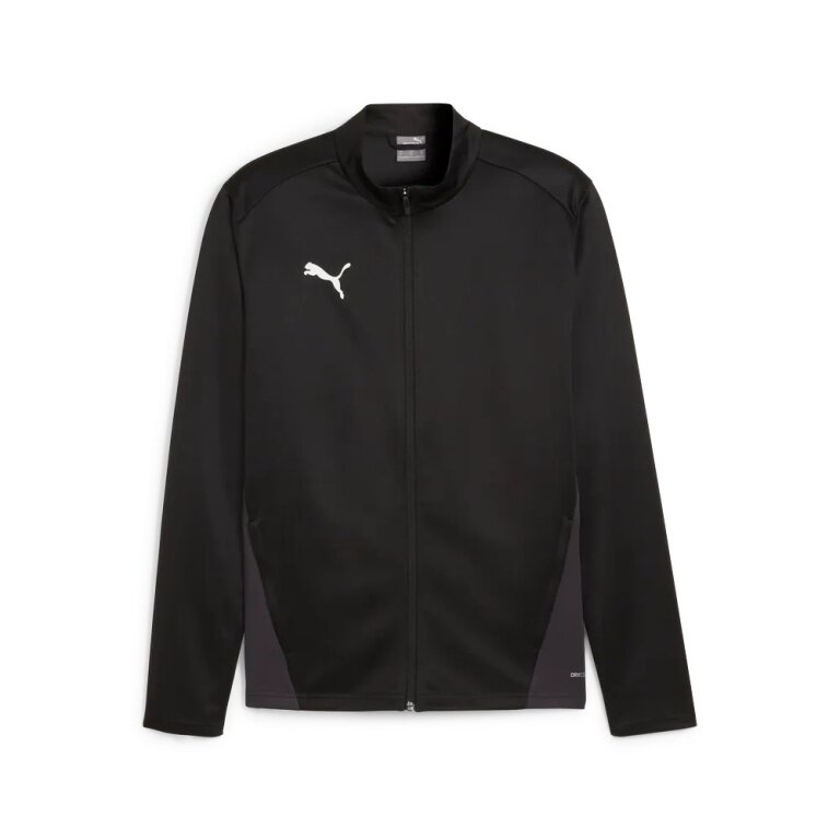 Puma Trainingsjacke teamGOAL Training Jacket (100% rec. Polyester, atmungsaktiv) schwarz Herren