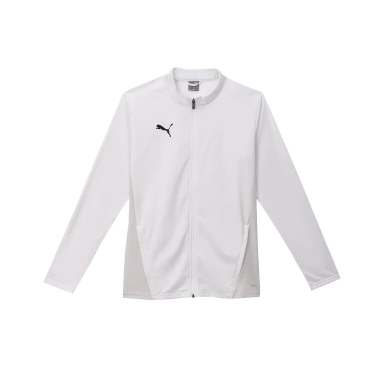 Puma Trainingsjacke teamGOAL Training Jacket (100% rec. Polyester, atmungsaktiv) weiss Herren