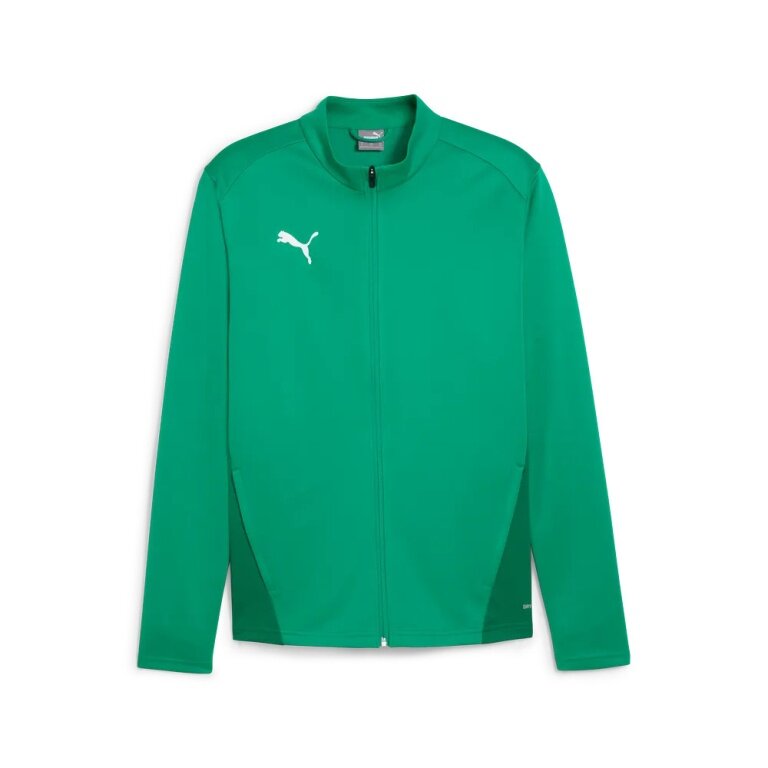 Puma Trainingsjacke teamGOAL Training Jacket (100% rec. Polyester, atmungsaktiv) grün Herren