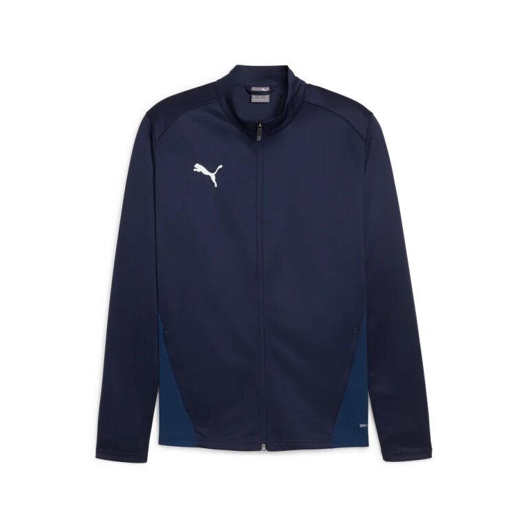 Puma Trainingsjacke teamGOAL Training Jacket (100% rec. Polyester, atmungsaktiv) navyblau Herren