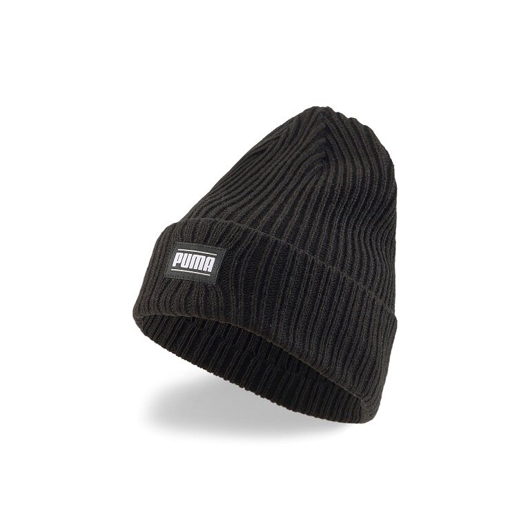 Puma Strickmütze (Beanie) Classic Cuff Unisex - Rippenstruktur - schwarz - 1 Stück