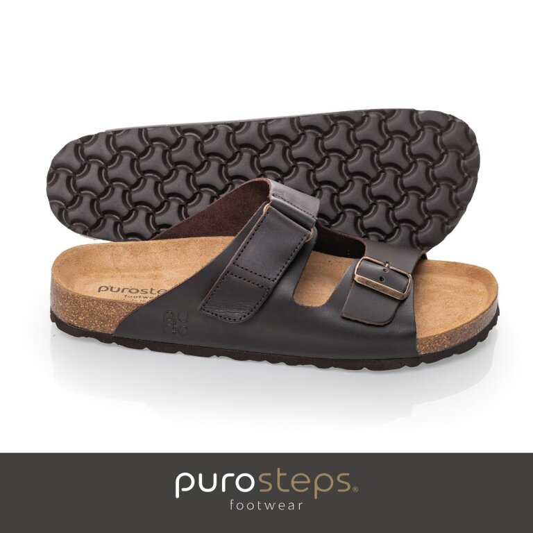 Purosteps Sandale Vigo Eco (Leder) mokka/braun Herren