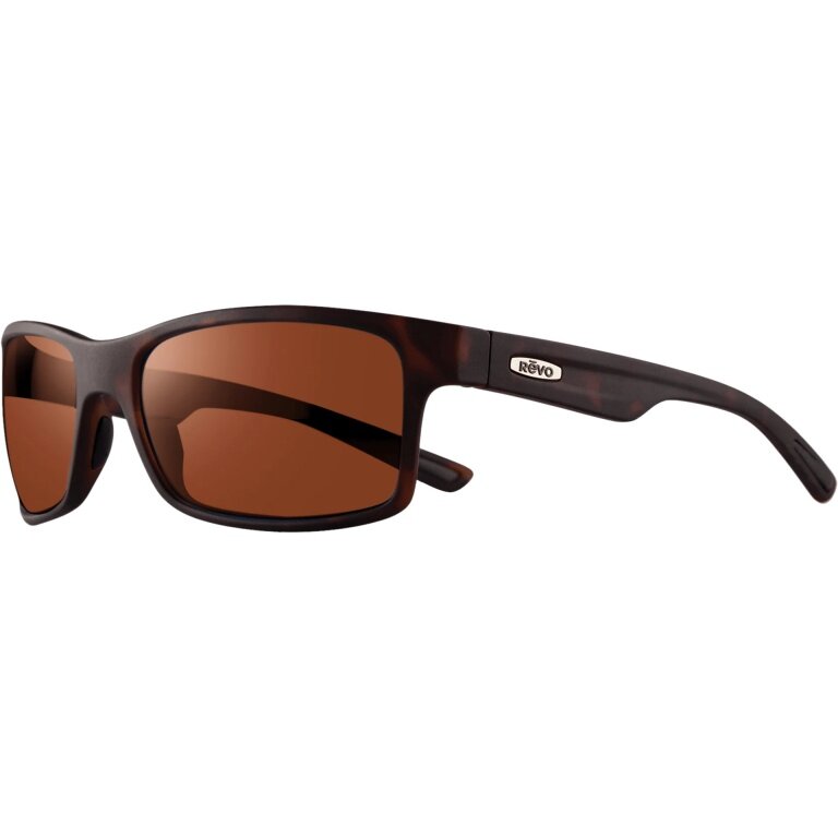 REVO Sonnenbrille Crawler Polarisiert (Glasfarbe: Drive) tortoise braun matt - 1 Brille