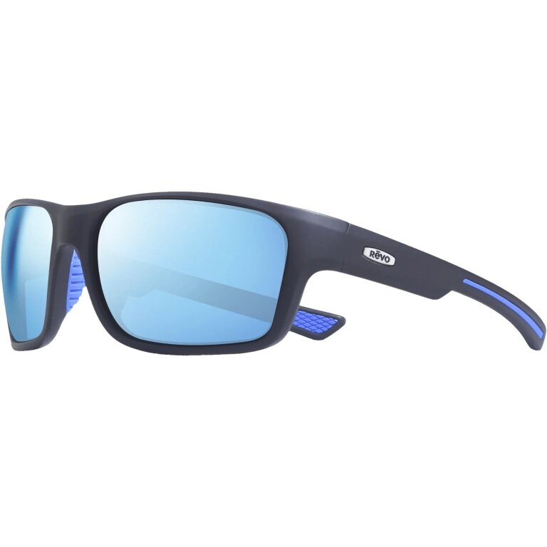 REVO Sonnenbrille Pointe Polarisiert (Glasfarbe: Blue Water) schwarz matt - 1 Brille