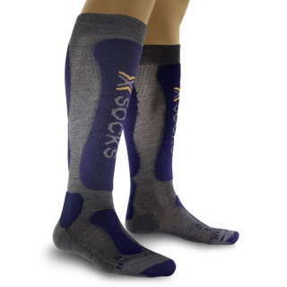 X-Socks Skisocke Comfort grau/blau Herren