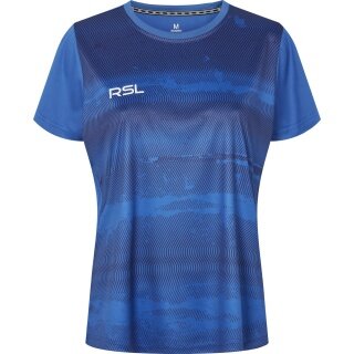 RSL Sport-Shirt Sue (100% Polyester, atmungsaktiv) blau Damen