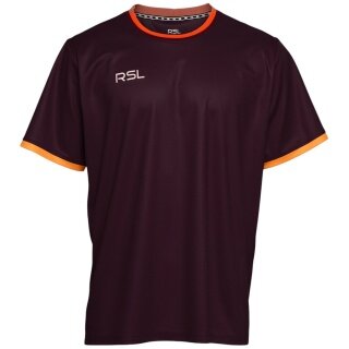 RSL Sport-Tshirt Draco (100% Polyester, schnelltrocknend) winerot Herren