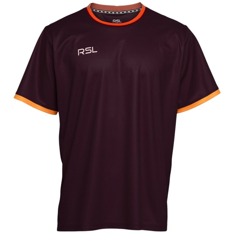 RSL Sport-Tshirt Draco (100% Polyester, schnelltrocknend) winerot Herren
