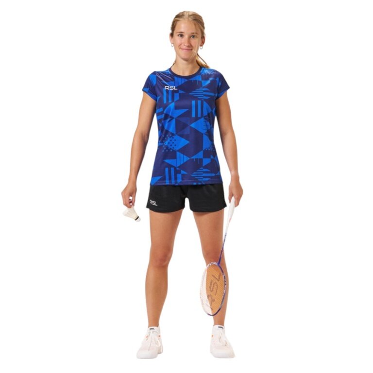 RSL Sport-Shirt Elham (100% Polyester) blau Damen