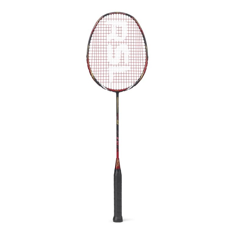 RSL Badmintonschläger Nova 07 (ausgewogen, mittel) schwarz/rot - besaitet -