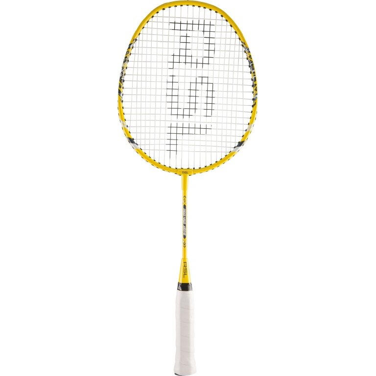 RSL Kinder-Badmintonschläger Pro 450 Mini (54cm, steif) gelb - besaitet -