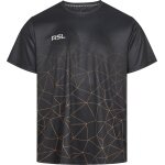 RSL Sport-Tshirt Ian (100% Polyester) schwarz Herren