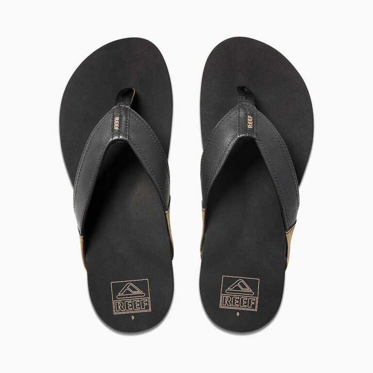 Reef Zehensandalen Newport Black schwarz Herren