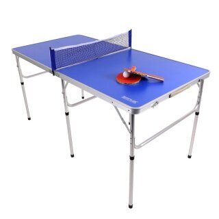 Regatta Tischtennisplatte Outdoor Camping - inkl. Netz - 152x76x76cm - blau