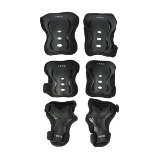 Rezo Schutzausrüstung Daewon Kids Protectors (Knieschoner, Ellbogenschützer, Handgelenkschutz) - Kinder 3er Set
