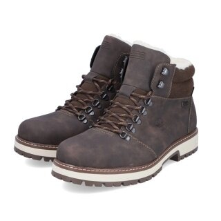 Rieker Winterstiefel F8333-25 (Schnürstiefel mit Innenfutter) kaffeebraun Herren
