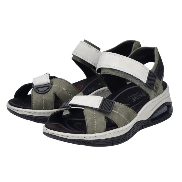 Rieker Sandale 67651 grün Damen