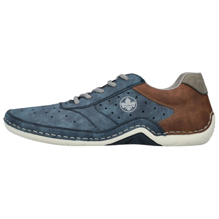 Rieker Sneaker 07506 (Kunstleder) blau/braun Herren