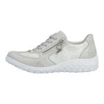 Rieker Sneaker 59501 (Kunstleder, mit seitlichen Reissverschluss) silber/platinum Damen