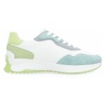 Rieker Sneaker (Glattleder) W1308 weiss/blau/lime Damen