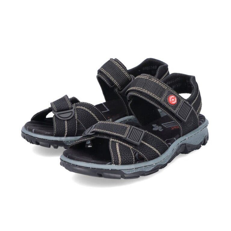 Rieker Trekkingsandalen 68851-02 schwarz Damen