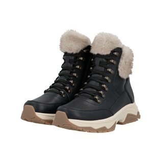 Rieker Winterstiefel W3971-00 (Stiefel mit seitlichen Reissverschluss und Innenfutter) schwarz Damen