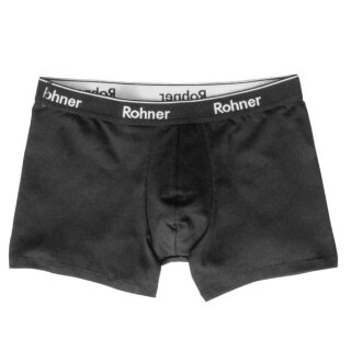 Rohner Boxershort (95% Baumwolle) Unterwäsche schwarz Herren - 1 Stück