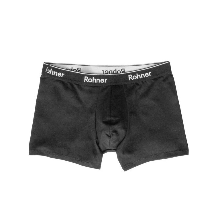 Rohner Boxershort (95% Baumwolle) Unterwäsche schwarz Herren - 1 Stück