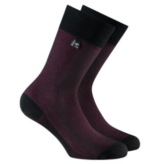 Rohner Businesssocke Crew Capri bordeaux Herren - 1 Paar