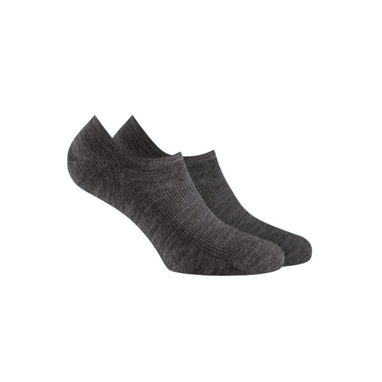 Rohner Tagessocke Sneaker SupeR WO Footie marengo - 1 Paar