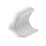 Rohner Tennissocken Crew Basic (superweich) weiss - 3 Paar