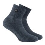 Rohner Wandersocke Fibre Light Quarter (Mischgewebe) denimblau - 1 Paar