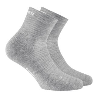 Rohner Wandersocke Dynamic Merino Quarter hellgrau - 1 Paar