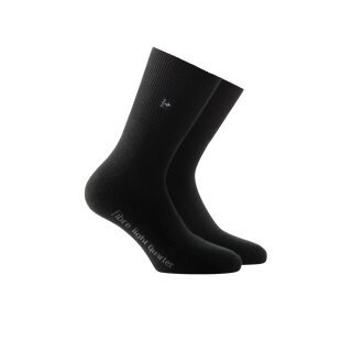 Rohner Wandersocke Fibre Light Quarter (Mischgewebe) schwarz - 1 Paar