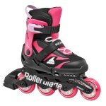 Rollerblade Inline Skates Microblade (Rollen: 72mm/80A, Kugellager: SG3) schwarz/rosapink Mädchen