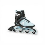 Rollerblade Inline Skates Macroblade 80 (Rollen: 80mm/82A, Kugellager: SG5) hellblau/schwarz Damen