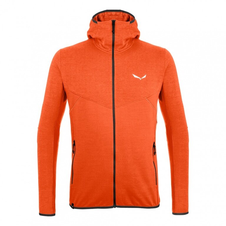 Salewa Fleecejacke Light Micro (Trekking, schnell trocknend, kompakt verstaubar) orange Herren