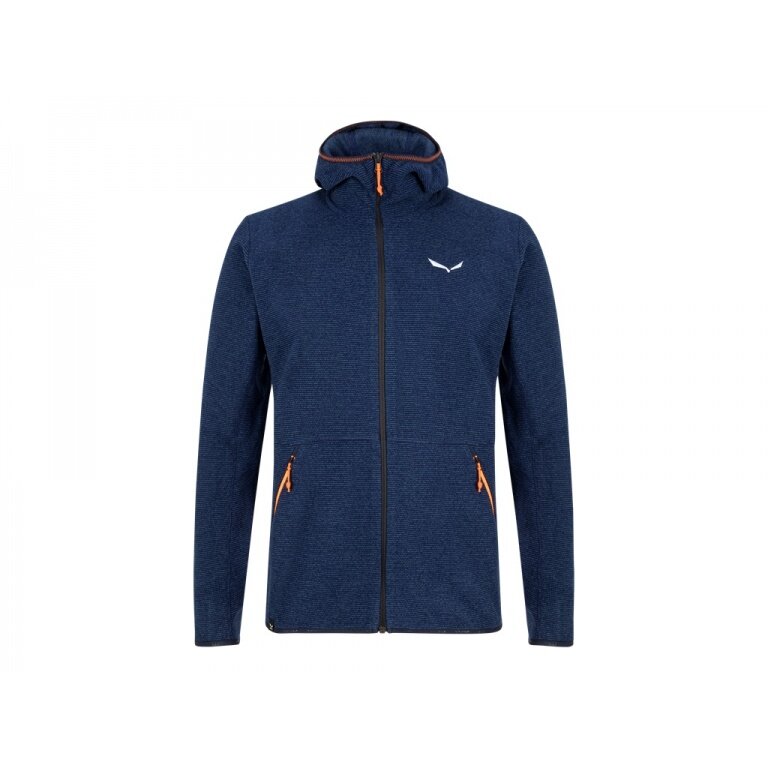 Salewa Fleecejacke Nuvolo mit Kapuze (warm, atmungsaktiv) dunkelblau Herren