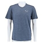 Salewa Sport-Tshirt Eagle Minilogo Merino (weich, leicht) javablau Herren