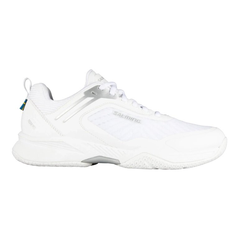 Salming Hallen-Indoorschuhe Fusion Pro Stabilität 2025 weiss/silber Herren