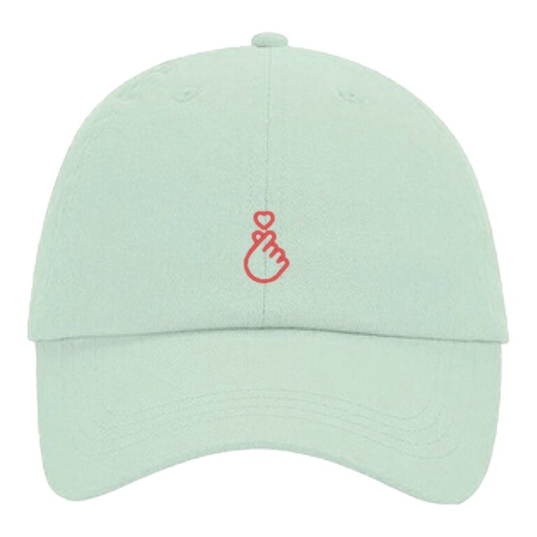 SWFD Basecap Korean Heart Sommer Kappe grün - 1 Stück