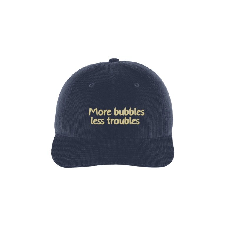 SWFD Basecap More bubbles less troubles Kord Kappe navyblau - 1 Stück