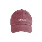 SWFD Basecap Not Today Vintage Cap rot - 1 Stück