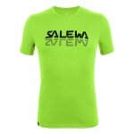 Salewa Outdoor-Funktions-Tshirt Graphic Dry (schnelltrocknend, 2-Wege-Stretch) Kurzarm grün Herren