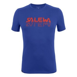 Salewa Outdoor-Funktions-Tshirt Graphic Dry (schnelltrocknend, 2-Wege-Stretch) Kurzarm elektrikblau Herren
