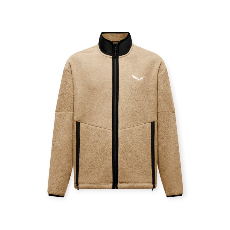 Salewa Fleecejacke Fanes Full-Zip (warm, Flauschige Textur) beige Herren