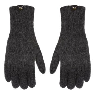 Salewa Woll-Handschuhe Walk Wool - warm, 100% wolle - carbon Damen